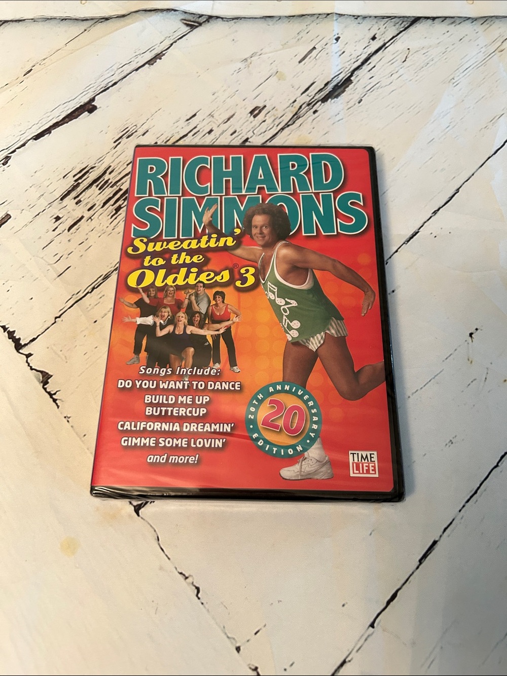 Richard Simmons Sweatin' to the Oldies 3 DVD - Red & Green Cover